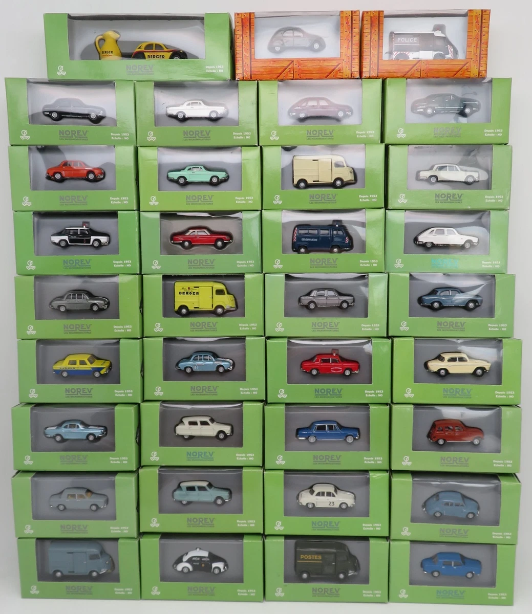 NOREV-1/43 ANCIENNE PLASTIQUE CITROËN AMI 8 BLANC N139-EN