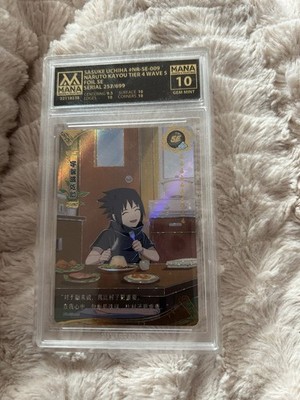 NARUTO kayou 中国限定 公式トレカ サスケ SE Sasuke Uchiha NR-SE-009 257/699 Graded CCG 10 Naruto Kayou Card | eBay