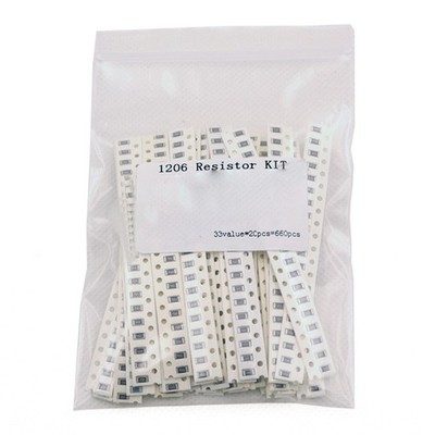 Circuit Essential Resistors 660pcs Chip Resistor Set for Electronics Enthusiasts