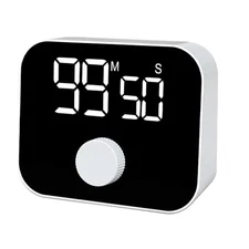 Digital Kitchen Timer for Kids, 99 Minutes CountUp Countdown Timer for Desk 