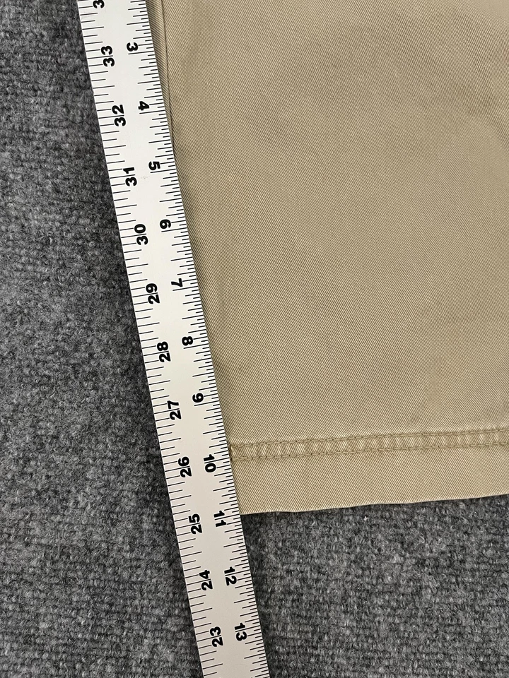 Pantalones Cortos de Carga Unionbay Para Hombres 42 Caqui Algodón Cremallera Mosca Bolsillos Utilitarios Foto 4 de 4