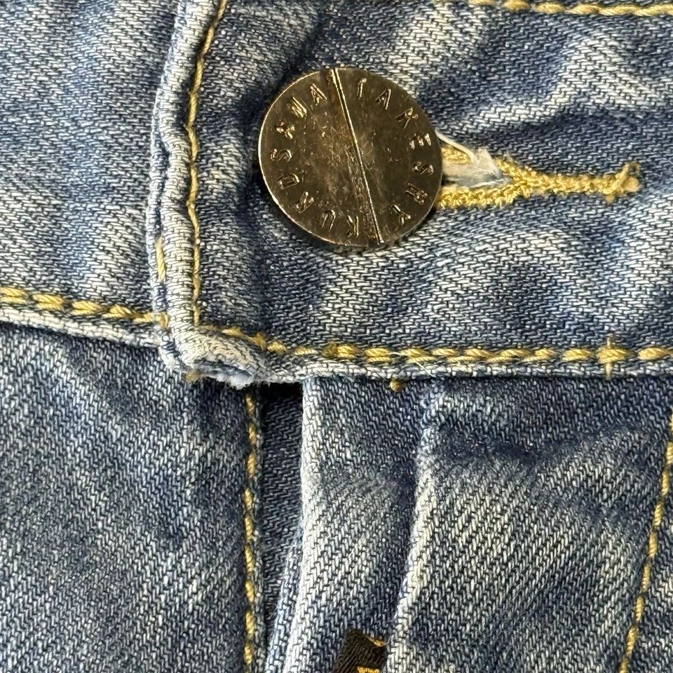 Jeans TAKESHY KUROSAWA Adulto 28X32 Envejecidos De Colección Rectos Hechos en Italia Foto 4 de 4