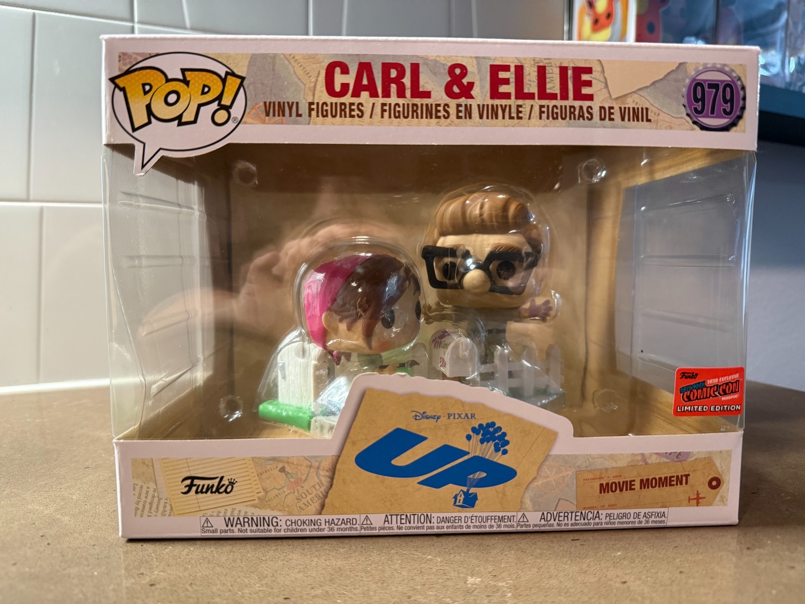 Funko Pop! Pixar - Up Carl & Ellie #979 New York Comic Con E