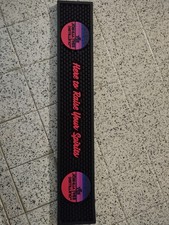 Joshua Tree Distilling Co. Rubber Bar Mat 'Here to Raise Your Spirits'