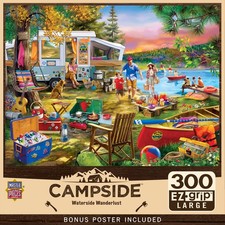 MasterPieces - Campside - Waterslide Wanderlust 300 Piece EZ Grip Jigsaw Puzzle