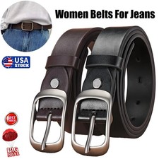 Women Belts For Jeans Dresses Pants Ladies Leather Waist Belt Elegant Buckle