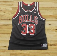 Vintage 1990s Chicago Bulls Scottie Pippen Jersey 33 Size 44 by Champion USA