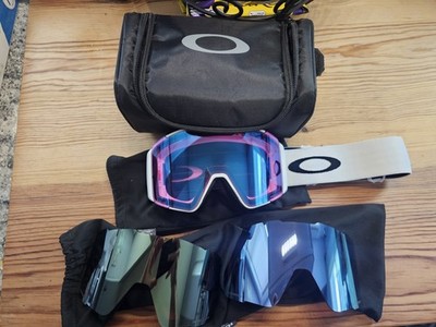 Oakley Line Miner Pro L Snow Goggles Plus Extra Lenses
