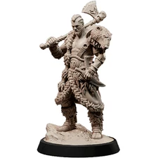 D&D Berserker Viking Warrior 28mm and 32mm Scale Mini TTRPG