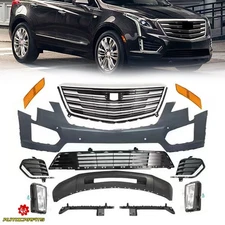 For Cadillac XT5 2017-2022 Front Bumper Grille Assembly W/Sensor Hole W/FogLight