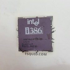 Intel I386 386 DX 25mhz A80386dx-25 SX218 for sale online | eBay