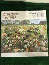 101 Pooping Puppies Puzzle 1000 Piece Dogs Funwares Brand New Sealed