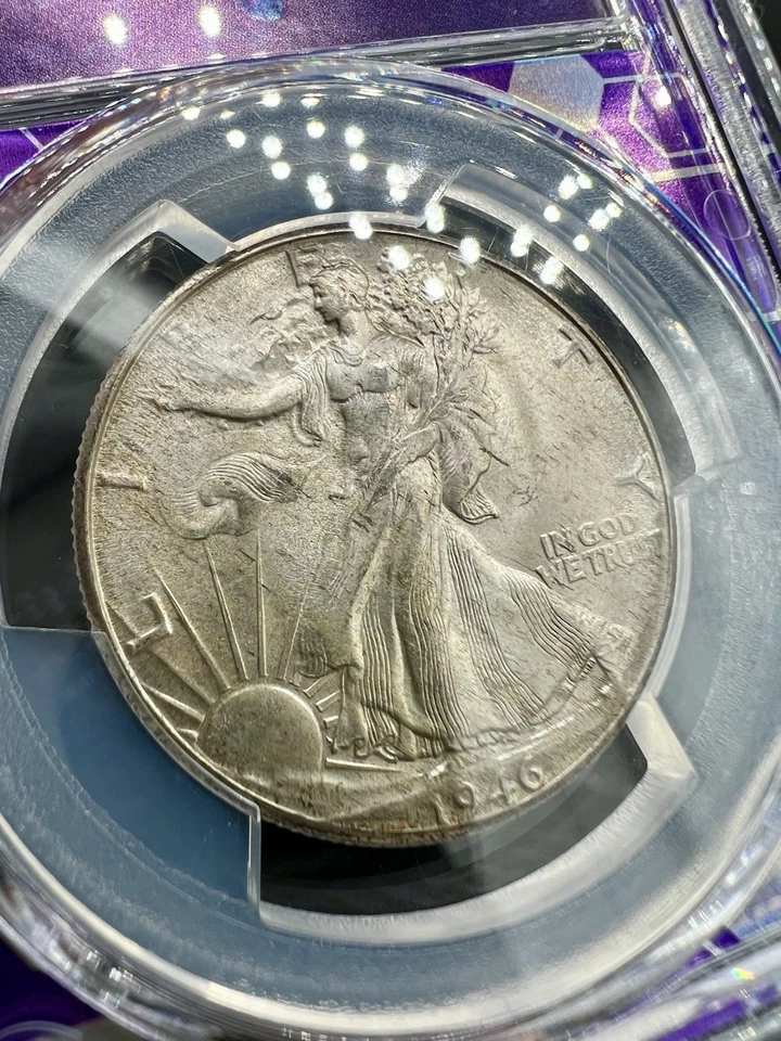 1946-D Walking Liberty Silver Half Dollar Trader Bea PCGS MS67 - Image 4 of 4