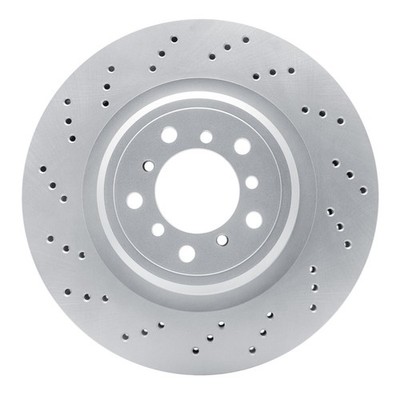 DFC for 08-13 BMW 1 Series M Left Front Drilled GeoSPEC Coated Rotor