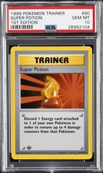 Super Potion 90/102 Base Set 1st Edition Shadowless Trainer