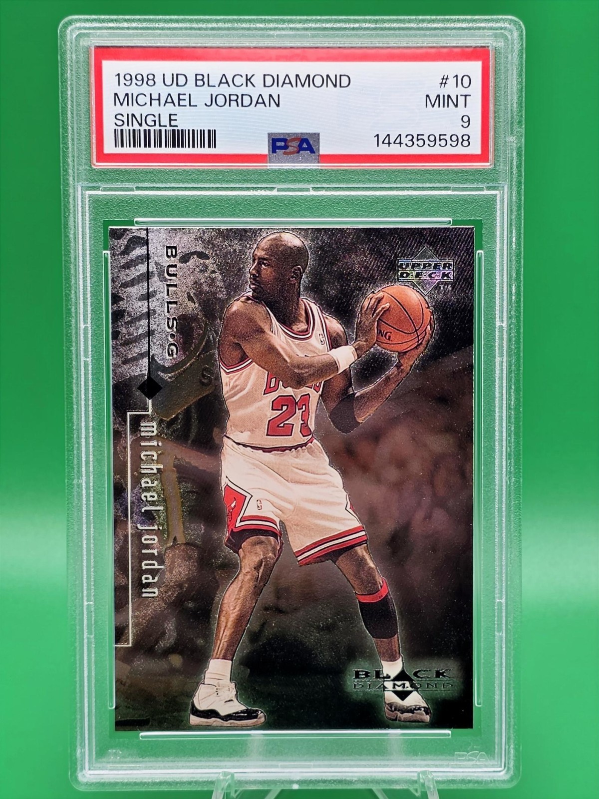 1998 Upper Deck Black Diamond Michael Jordan #10 PSA 9 Bulls HOF GOAT 🔥🔥🔥