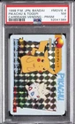 1998 POKEMON JAPANESE BANDAI CARDDASS VENDING PIKACHU & TOGEPI-PRISM PSA 7