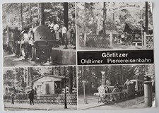 AK Görlitzer Oldtimer Pioniereisenbahn, Gaststätte "Zum Alten Dampfross", 1981