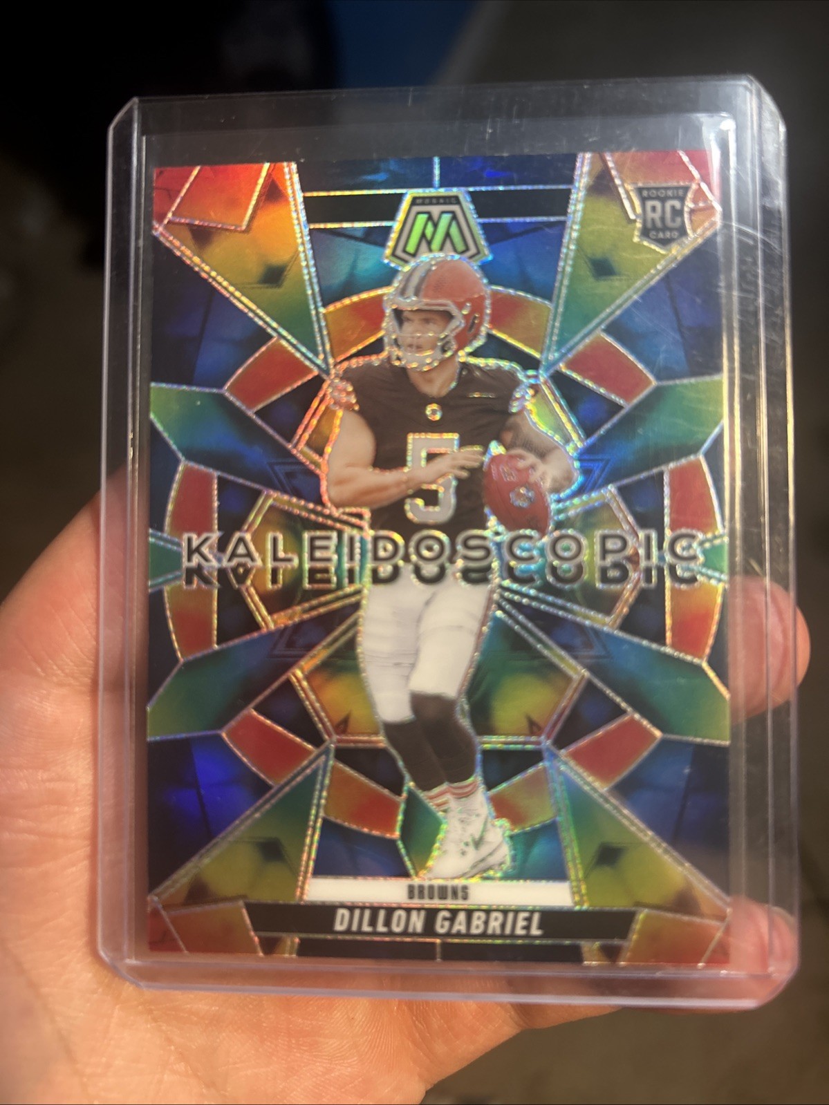 Dillon Gabriel 2025 Panini Mosaic Kaleidoscopic SSP Rookie RC Browns Case Hit