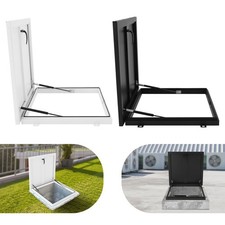 Black/white Roof Hatch Roof Access Hatch Security Door For Building 27.95*27.95"
