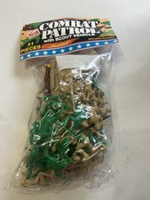Vintage Tim Mee Toys Combat Patrol With Scout Vehicle 31 Piece New In Bag