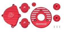 TB Parts Engine Dress Up Kit Billet Red Kawasaki KLX110 2010+ Also Fits L RL