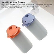 2Pcs Kids Faucet Extender for Hand Washing Cute Cartoon Shape Sink Faucet