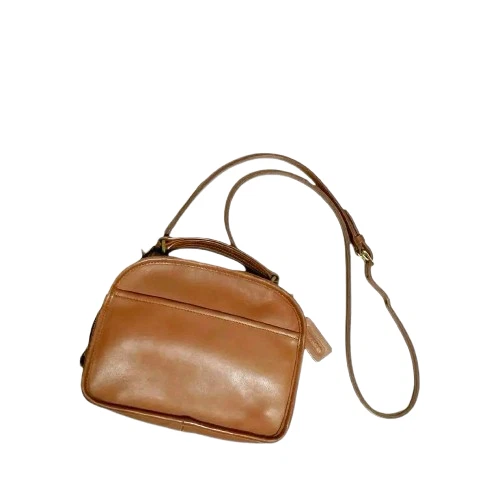 COACH Lunch Box Borsa a 2 Vie 9991 Borsa a Tracolla con Charm Tag Usa dalppone