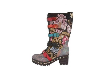 Spring Footwear BRAZEN Stiefel in Übergrößen Schwarz BRAZEN-BM große Damenschuhe
