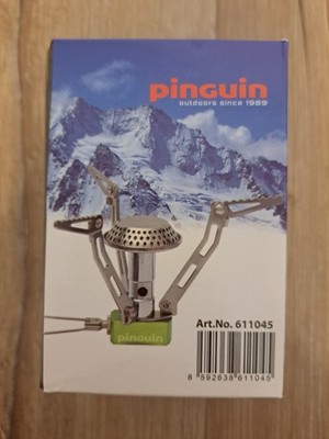 Pinguin Trek Gas Kocher   Outdoor / Camping Stove   Edelstahl - NEU