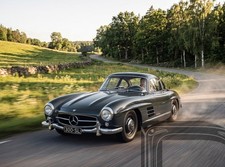 1957 Mercedes-benz 300 Sl Gullwing 11 X 14 Photo Print