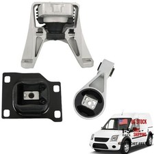 3PCS Engine Motor Transmission Mount Kit Replacement for 2010 2011/12