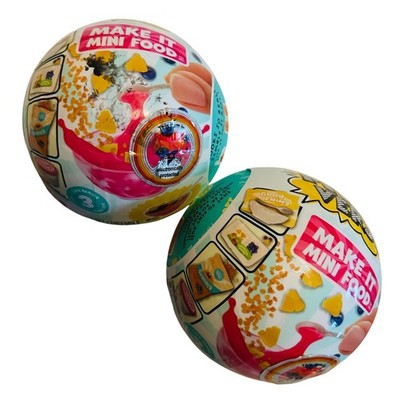 MGA Miniverse Make It Mini Food Cafe Series 3 Lot of 2 New Sealed Blind Ball DIY