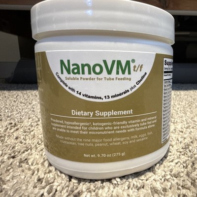 Solace Nutrition NanoVM t/f Soluble Powder Kids Vitamin Supplement Keto 9.7 oz