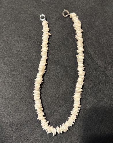 Puka Shell Necklace Measures ~17”.