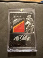 2020 Panini Black - Rookie Patch Autograph Tyler Johnson #242 /199 (AU, MEM, RC)