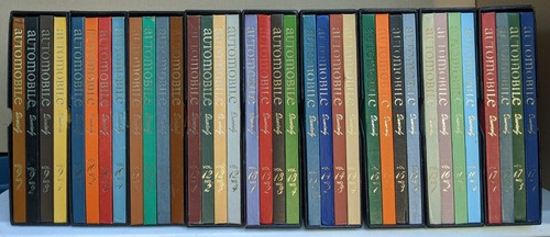AQ Automobile Quarterly Books Volumes 9-17 (1970-1979) - 36 Car Books - CLEAN