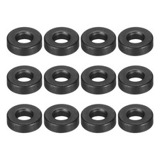 12 Pcs Carbon Steel Flat Washer Fits, M6 x 16mm x 5mm Black Washer Fits