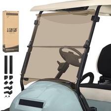 10L0L Golf Cart Windshield for Club Car Precedent 2004-Up, Tempo, 2017-Up Onw...