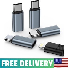 4Pack Apple MFi Certified Lightning to USB C Adapter for iPhone 17e 17 Air 17