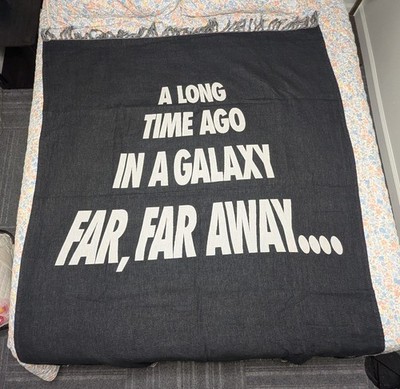 Star Wars 40th Anniversary Opening Credits Tapestry Throw Blanket