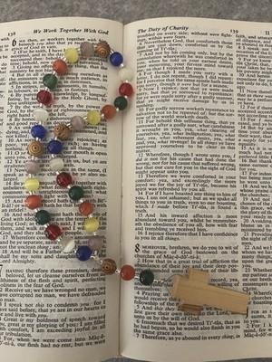 Protestant Prayer beads, Anglican Rosary, Christian Gift, Holy Land Olive wood