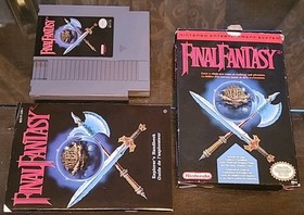 Final Fantasy (Nintendo NES, 1990), Authentic, CIB, Complete, Very Good, Tested