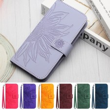 For Samsung Galaaxy S26 Ultra S25 S24 S23-S21 Embosses Flip Stand Wallet Case