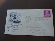1948 George Washington Carver First Day Issue Envelope Tuskegee Scott #953