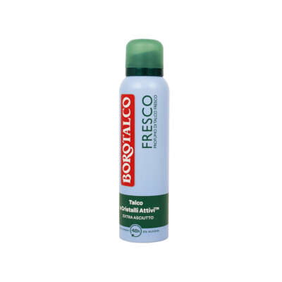 12pz Borotalco Kühl Deo Spray Parfüm Talkum Kühl Extra Trocken 150ml