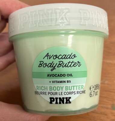 New Victoria's Secret PINK Avocado Rich Body Butter With Avocado Oil & Vit B5