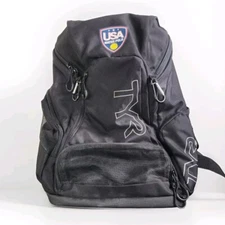 TYR Alliance 30L Swim Gear Backpack Water Sports Triathlon Black