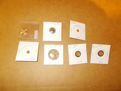 Lot of 7 Vintage Boy Scout Pins
