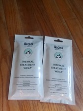 IKOO HAIR INFUSIONS THERMAL TREATMENT WRAP - HYDRATE  SHINE 2 Packs  Sealed